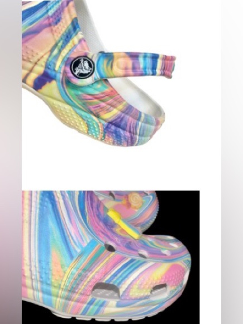 Crocs OUT OF THIS WORLD Multi clogs women’s sandals shoes size 11 men size 9 - Picture 8 of 14